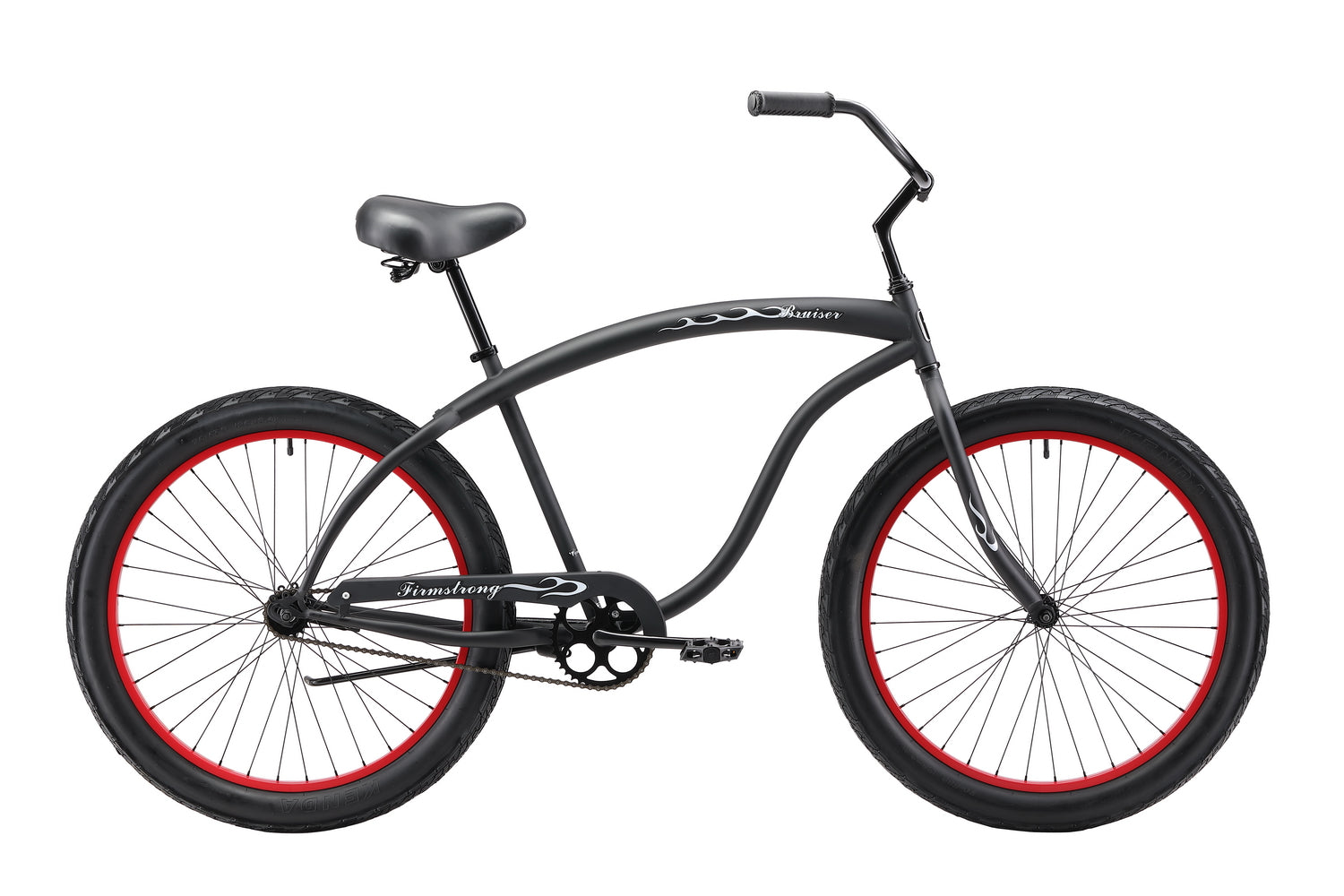 Firmstrong Bruiser 3.0 3" Fat Tire Single Speed Beach Cruiser Bike